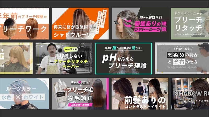 美容師オンライン教育事業