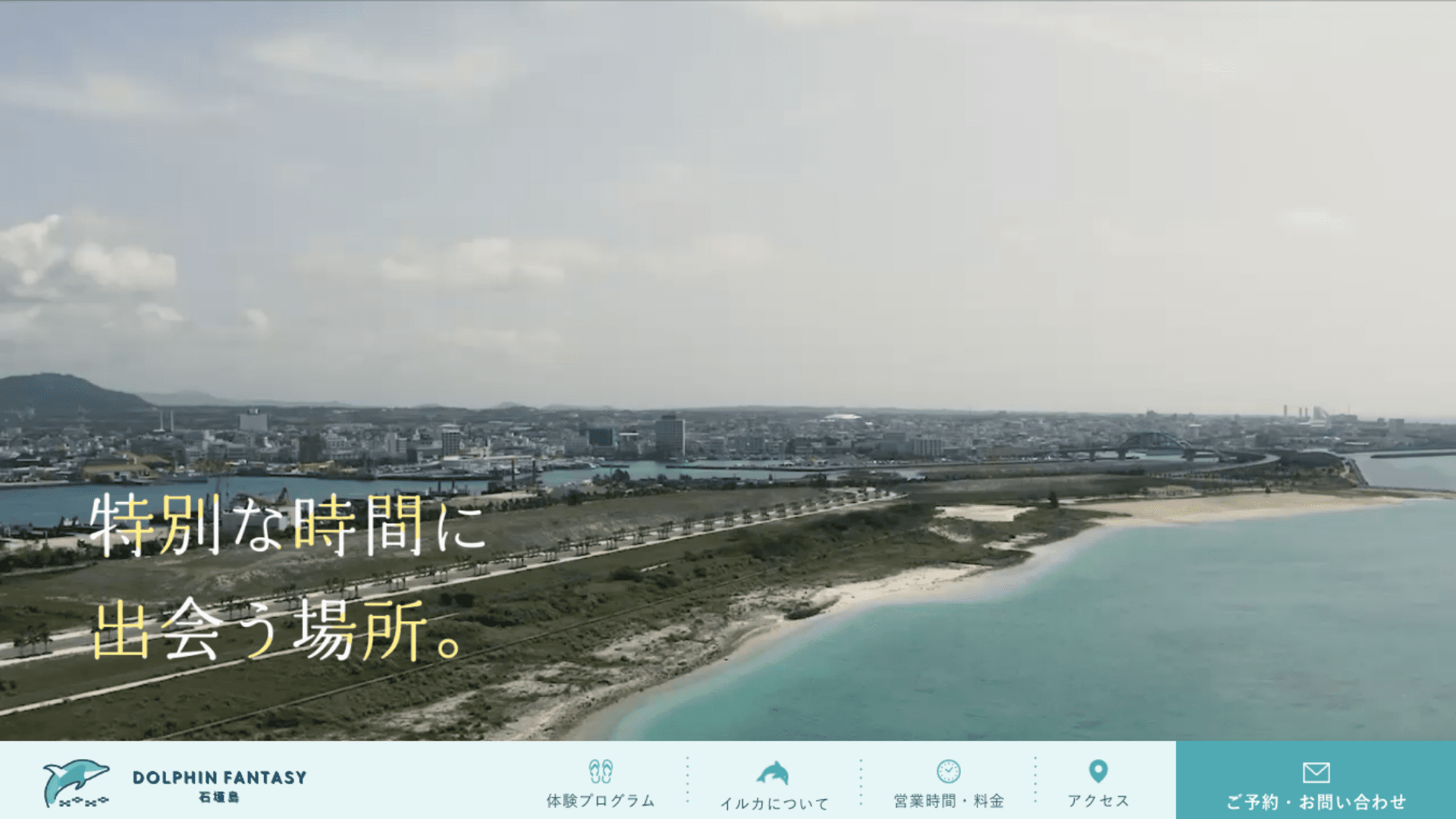 ドルフィンファンタジー石垣島様のロゴ・ホームページをリニューアルしました